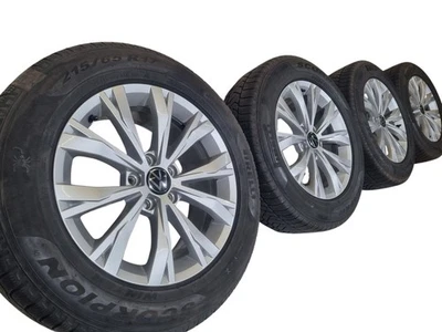 Original VW Tiguan II Montana 17 Zoll Felgen Allspace BW2 Pirelli Winterreifen - Bild 1 von 4