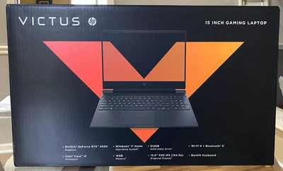 HP Victus Gaming Laptop 15.6" FHD 144Hz RTX 4050 Core i5-13420H 16GB/512GB - Image 1 of 4