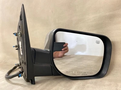 Espejo retrovisor eléctrico plegable Nissan Armada 2004 lado del pasajero cromado 10 cables Foto 1 de 4