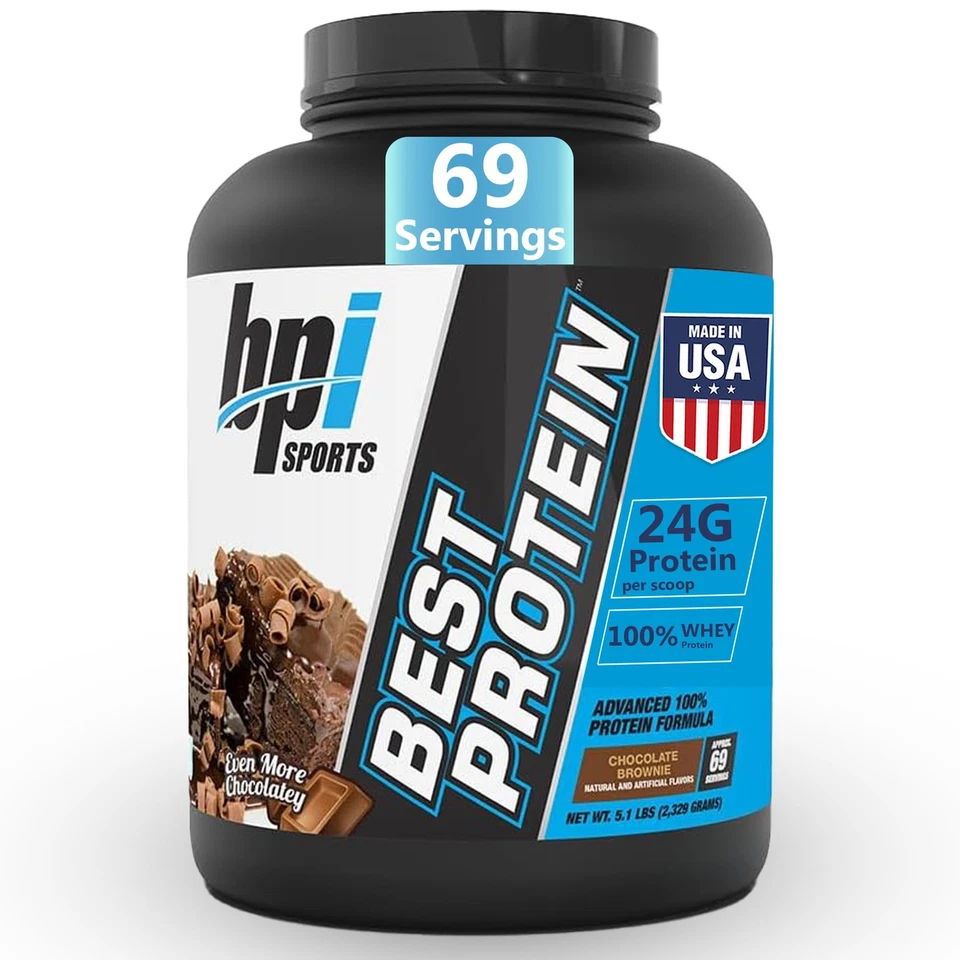 BPI Sports Best Protein Advanced 100 Formula Chocolate Brownie 5.1 Pound