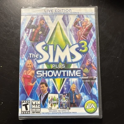 Sims 3 Plus Showtime (Windows/Mac, 2012) Brand New & Free Shipping. - Image 1 of 4