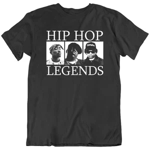 Camiseta Rap Hip Hop Legends Tupac Biggie Eazy-e Regalo Nueva - Imagen 1 de 6