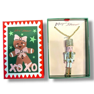 Collar Largo Colgante Cascanueces Betsey Johnson Blanco 2025 CAJA DE REGALO ENVÍO RÁPIDO Foto 1 de 4