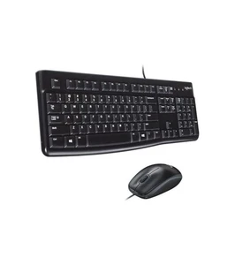 Logitech MK120 Wired Keyboard and Mouse Combo for Windows, AZERTY French Layout - Picture 1 of 5