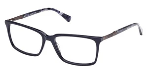 Kenneth Cole Reaction KC0870 090 Blue Square Eyeglasses Frame 56-16-145 - Picture 1 of 3