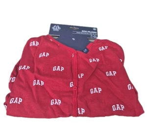 Gap Hund roter Pyjama Größe XL Brustumfang 26 bis 30" 35-55 Pfund brandneu mit Etikett - Bild 1 von 5