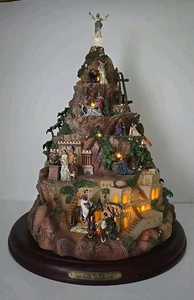 Thomas Kinkade "Story of Christ" beleuchtete Skulptur Glaube Bergbaum 15" - Bild 1 von 14