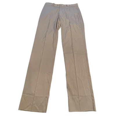 Nuevos pantalones plisados Nike Dri Fit para hombre talla 32x36 ligeros de golf tostados preppy DEFECTUOSOS Foto 1 de 4