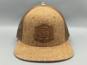 Wicked Weed Brewery Trucker Hat Snapback Hemp/Burlap Look Pit Bull Cap - New - Picture 1 of 10