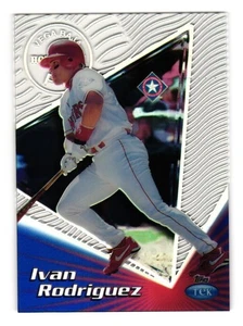 Topps Tek #23A 1999 Iván Rodríguez Texas Rangers patrón 22 - Imagen 1 de 2