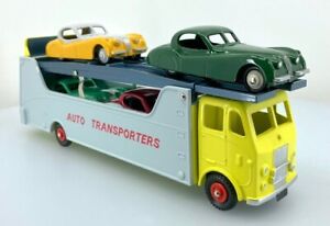 DAN-Toys Dinky Re-Creation 1:43 Leyland Beaver Car Carrier w/4 jaguar cars