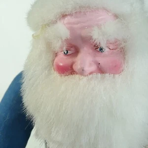 Vintage Santa Tree Topper Cone Christmas Decoration Ornament Paper 11 Inch  - Picture 1 of 15