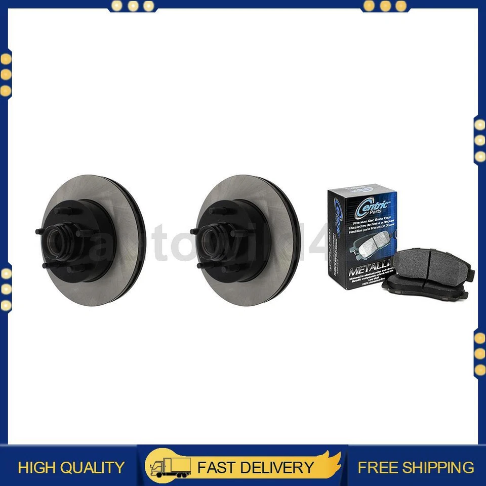 Juego de pastillas de freno y rotores delanteros Centric para Mazda B2500 2,5 L 1998 1999 2000 Foto 1 de 4