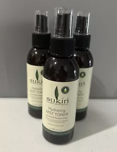 3 x Sukin Original Hydrating Mist Toner 125ml - Alcohol & Paraben Free - Picture 1 of 3