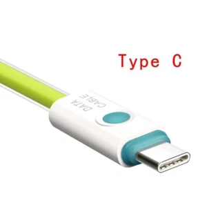 Premium Quality Usb 3.1 Type C Usb-c Led Light Data Sync Fast Charging Cable For - Photo 1 sur 14