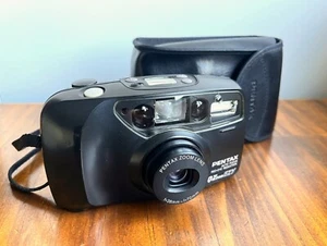 PENTAX IQZoom EZY 'ESPIO' 35mm Point and Shoot Compact Camera w/ Case - Picture 1 of 7