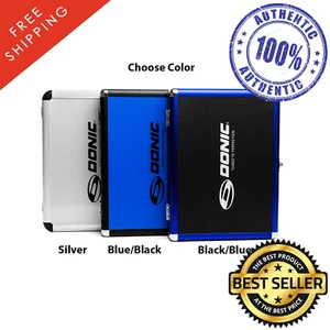 Donic Alu Racket Case For Table Tennis Bat and 3 Balls Aluminium Protection Case - Picture 1 of 4