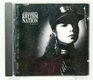 Vintage Janet Jackson Rhythm Nation 1814 Music CD 1989 Pop Interludes R&B - Picture 1 of 4
