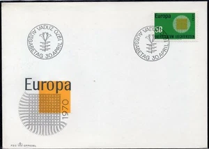 EUROPA CEPT 1970 - LIECHTENSTEIN - FDC(2) - Picture 1 of 2