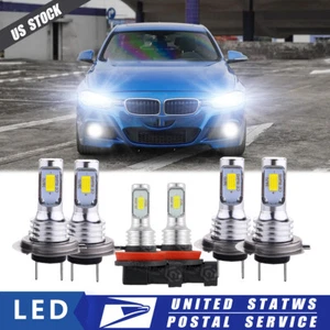 Bombillas LED luz antiniebla haz alto bajo para For BMW 328i 2007-2016 6000K 6x - Picture 1 of 17
