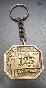 THE SCRANTON TIMES VINTAGE SCHLÜSSELANHÄNGER 125 JAHRE SELTENE SAMMLERSTÜCKE ERINNERUNGSSTÜCKE PA - Bild 1 von 5