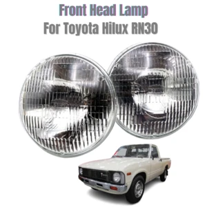 Headlight Sockets Left Right Steel Round For Toyota Hilux RN30 Pick Up 1973-1983 - Bild 1 von 6