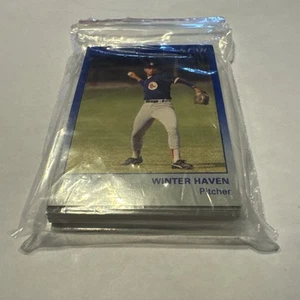 Star Co. Winter Haven 1989 28 cartas Medias Rojas equipo ligas menores conjunto 29 cartas - Imagen 1 de 3