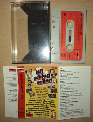 MC  HIT SCHLAGZEILEN  Sampler von 1980  POLYDOR 3195639  Luv, Chilly, Maffay,u.a - Bild 1 von 2