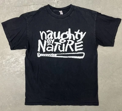 Camisa De Colección Naughty By Nature Años 90 Hip Hop Street wear opp Estampado Grande Mediana Foto 1 de 4