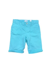 The Children's Place Girls Size 8 Aqua Roll Cuff Twill Woven Skimmer Shorts NWT - Picture 1 of 2