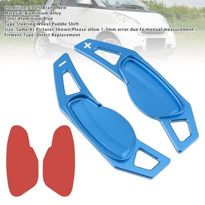 Steering Wheel Paddle Shifter Extension For Smart Aluminium Blue Foto 1 de 4