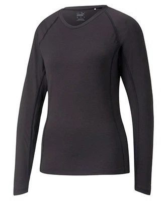 全新彪马高尔夫 女士 Youv Ls Crew Puma 黑色 Xs — 第 1/2 张图片