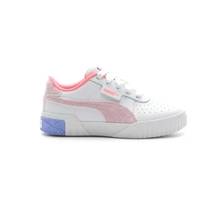 PUMA Cali Valentines Lace Up  Toddler Girls White Sneakers Casual Shoes 38778101 - Picture 1 of 6