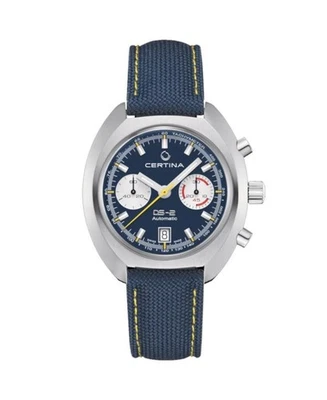 CERTINA Hombres Analógico Automático Informal Reloj Clásico Vestido Esfera Azul Impermeable Rou Foto 1 de 4