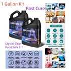 Crystal Clear Epoxy Resin - 1 Gallon Kit - Food Safe 1:1 Fast Cure - Art Jewelry