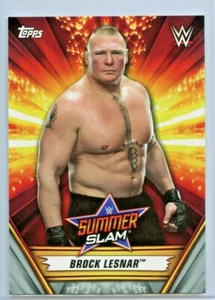 2019 Topps WWE Summerslam Brock Lesnar GOLD 22/25 💎 🔥 - Picture 1 of 1