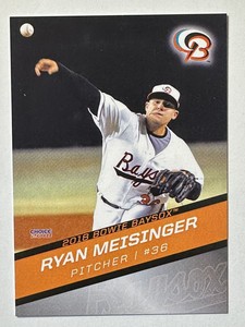 2018 Ryan Meisinger Minor League Rookie Card RC Bowie BaySox Orioles