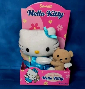 Vintage Sanrio Hello Kitty Engel Kätzchen Engel kleiner Chum Engel Plüsch selten 10 Zoll - Bild 1 von 5
