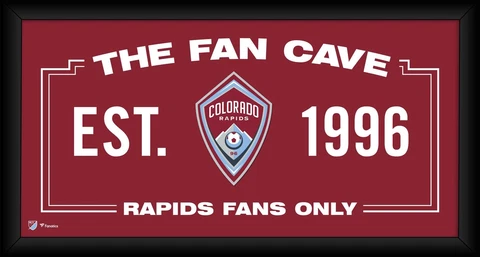 Colorado Rapids Framed 10x20 Fan Cave Collage Fanatics Authentic Certified Cover