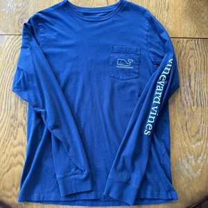Boys Vineyard Vines Pocket Tee Whale Fireworks 4th July New Years XL 18 16 - Picture 1 of 7