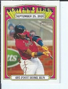 Ronald Acuna Jr. 2021 Topps Heritage High Numbers Now & Then - Picture 1 of 1