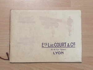 Luc COURT palans ERGA vers 1920, catalogue publicité brochure dépliant - Photo 1/8