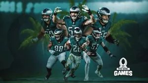 EAGLES WIN THE 2025 SUPERBOWL LIX - 5x7 Hochglanz gedrucktes Foto - Bild 1 von 1