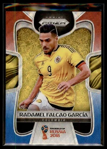 2018 Panini Prizm World Cup RED BLUE WAVE #43 Radamel Falcao Garcia Colombia Qty - Picture 1 of 2