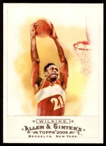 2009 Topps Allen & Ginter Dominique Wilkins Atlanta Hawks #346 - Picture 1 of 2