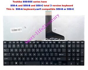 New for Toshiba S55-A S50-A S50D-A S55-A5257 S55-A5295 series US Keyboard black