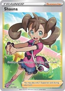 Shauna - 263/264 - Pokemon Fusion Strike Sword & Shield Full Art Rare Card NM