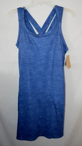 Vestido Zeroxposur Ropa Activa Mediano Espalda Corredora Estante Sujetador Azul Bolsillos Elástico NUEVO - Imagen 1 de 6