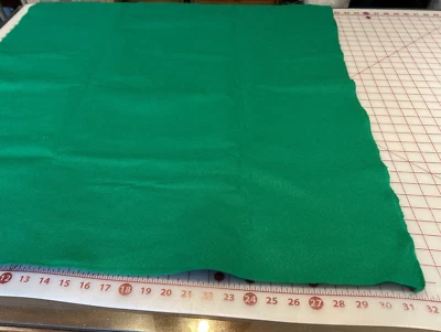 NEW - Green Felt 100% Polyester 31"x72" - Image 1 of 2