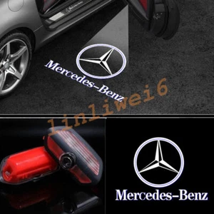 2pcs Non-Fading LED Door Projector Shadow Light For MB S-CLass W222 14-2020 - Picture 1 of 11